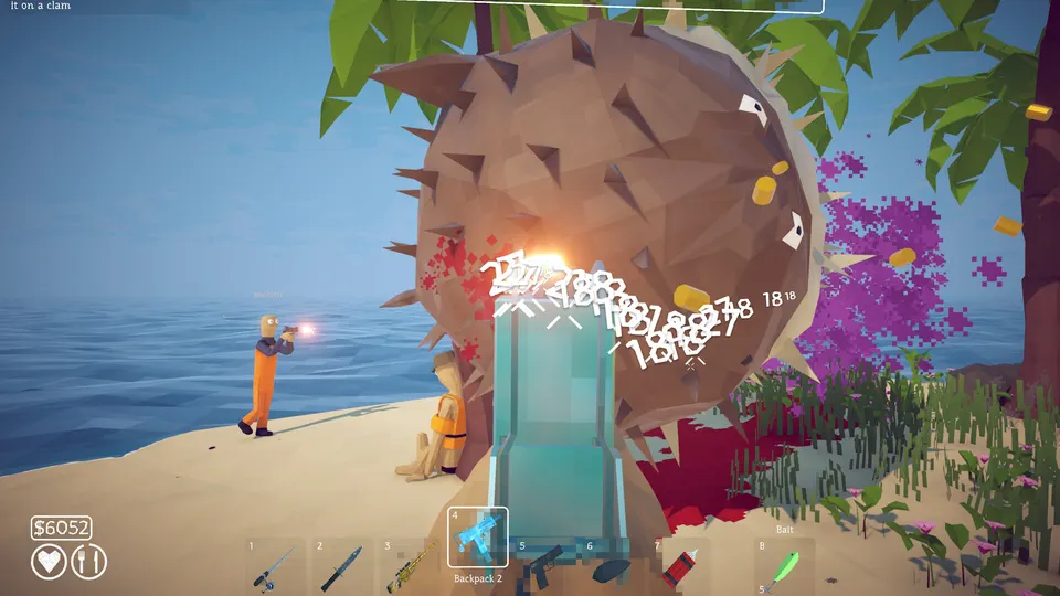 The Pufferfish boss encounter in How to Fish